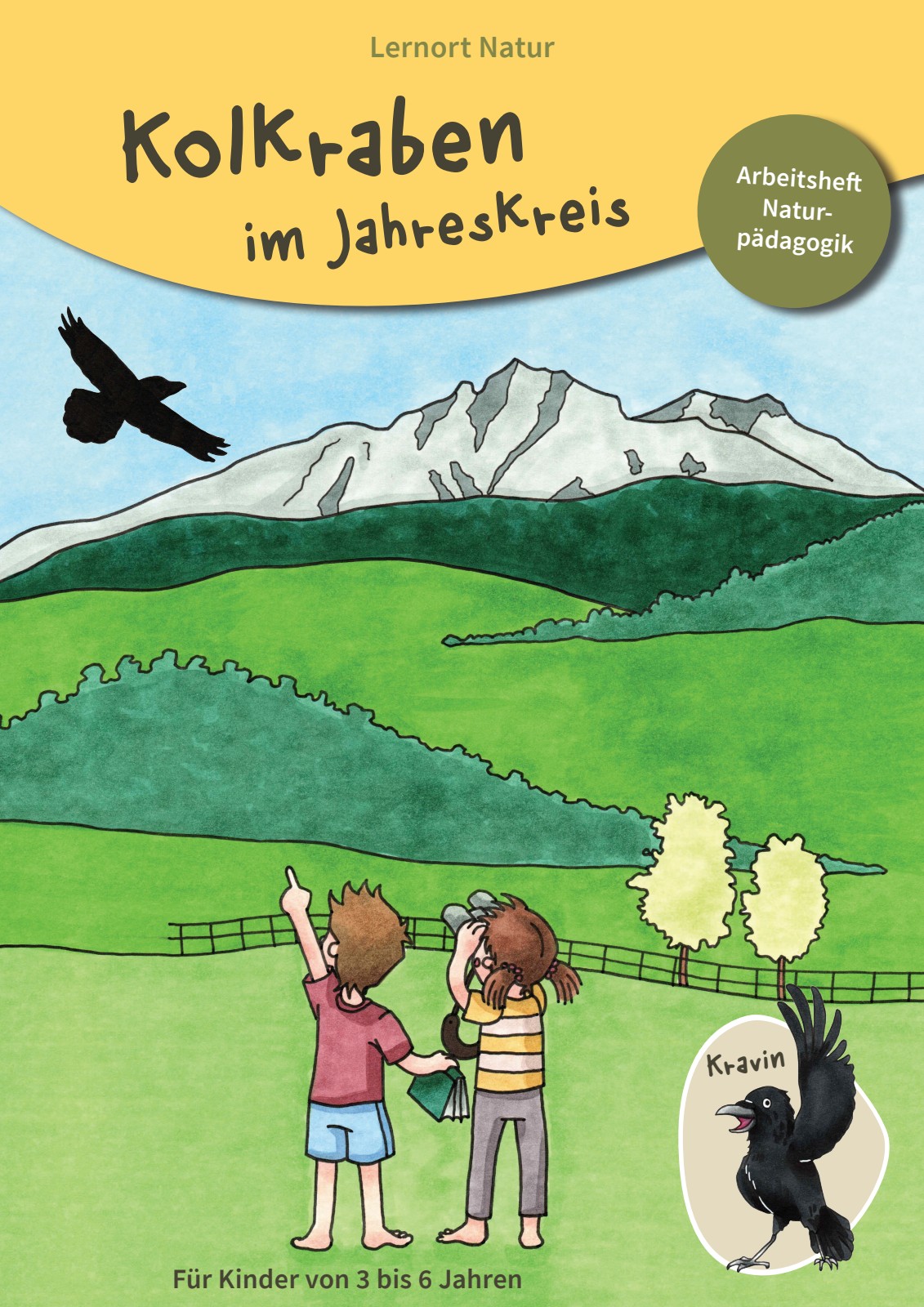 Buchcover: Lernort Natur – Kolkraben im Jahreskreis
